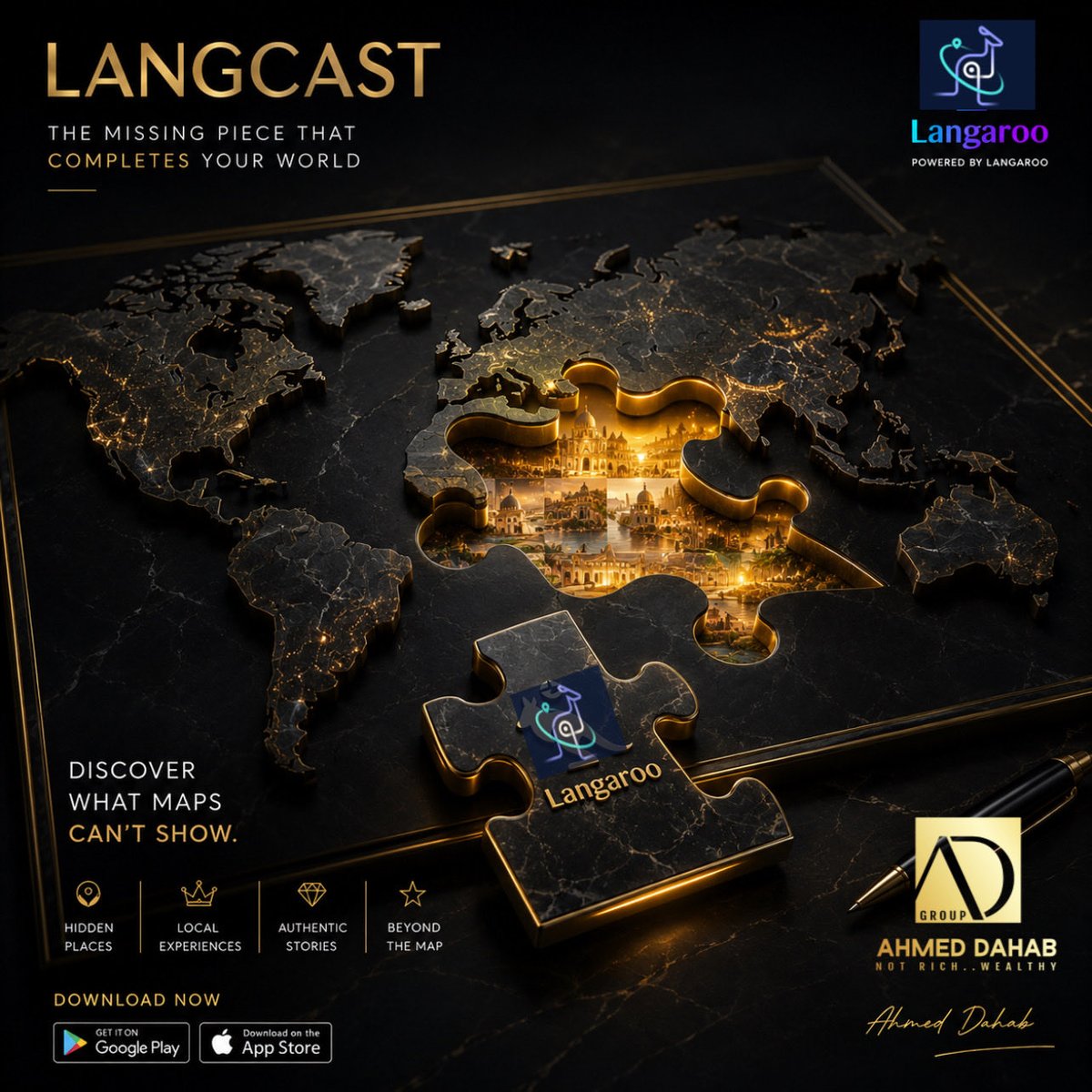 ahmed_dgroup's tweet photo. Some journeys begin with a destination.
The unforgettable ones begin with discovery.
#LANGCAST transforms every city into an experience waiting to be uncovered.
#Download now
Powered by #Langaroo.
#Ahmed_Dahab https://t.co/cXREq80P4J