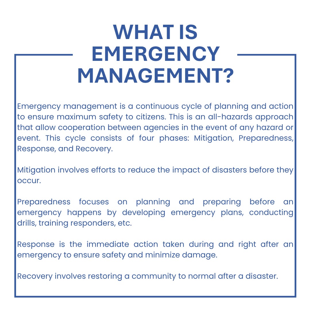 BooneCountyOEM's tweet photo. As a part of the inaugural National Emergency Management Awareness Month, this is our Emergency Management story and mission. Share yours in the comments below! #IAmEM https://t.co/btl6goqk0M