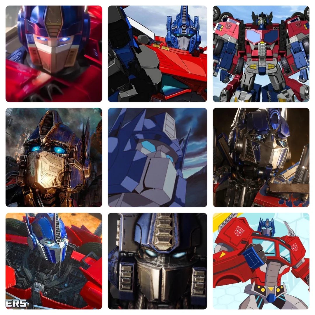 GalvStudios22's tweet photo. In the Optimus Prime multiverse, which one had the best leadership skills? https://t.co/R2euWLdHsb