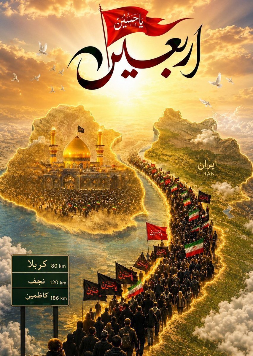 clearway123's tweet photo. پیاده روی اربعین را دوست دارم چون 
رهبر ش.هیدم این پیاده روی معنوی را دوست داشت و سفارش به این کار می‌کرد.
#یا_لثارات_الحسین
#ملت_حسینی https://t.co/uqNgmVbPOE