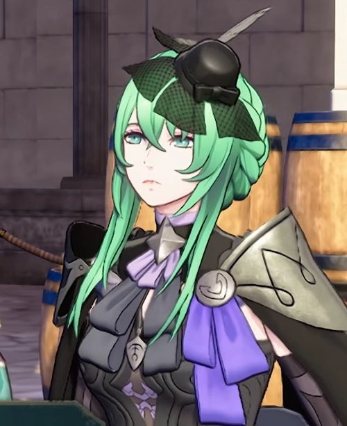 sapphicsammi's tweet photo. the concept that this might be a prequel in the way that you can go back in time and yurimance flayns mom and erase Flayn from the timeline permanently https://t.co/k3cpvK7ARR