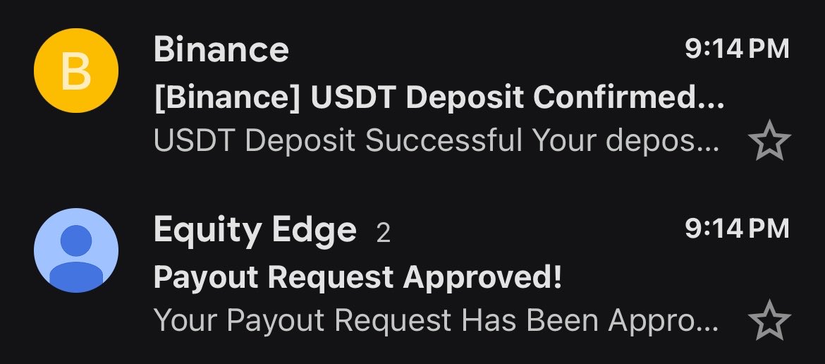 rrtradesss's tweet photo. First payouts for this month from @EquityEdgeUK 

They always deliver on their 48 hour payout promise. https://t.co/MT7d55qKqi