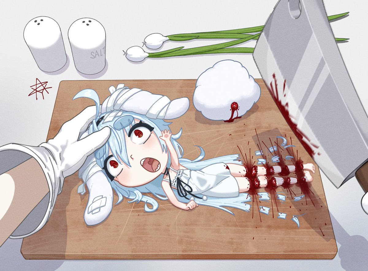 ZayberkArt's tweet photo. First you feed the bunny, then you eat the bunny
#parasiART https://t.co/aocKv5hRPr