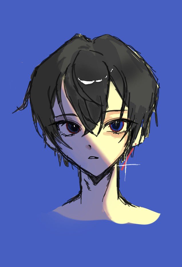 Ryunosuke_0613_'s tweet photo. OCの落書き楽しい 全部同一人物 https://t.co/wKoE3mCxvY