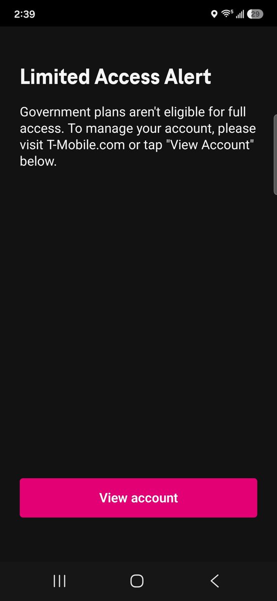 chooch121277's tweet photo. @TMobile
@SriniGopalan 
This is the message that apparently many TMobile veterans are receiving. Been going on for at least a week.  Didn't bother to inform reps or customers, so that I wouldn't have to call in 4 times. 
Not very respectful to veterans Srini. https://t.co/3AZEvEJ3RA