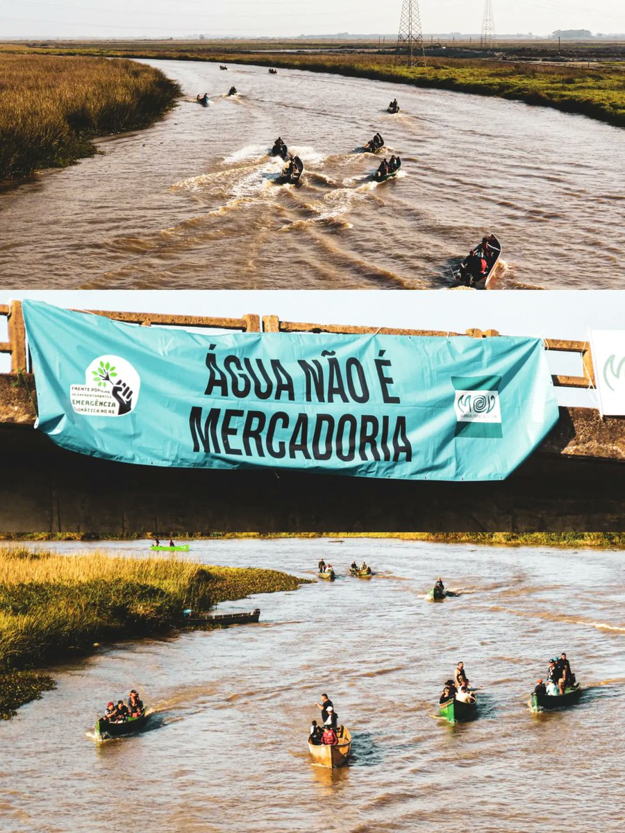 matheuspggomes's tweet photo. URGENTE!

Um desembargador do TJ-RS anulou a liminar que impedia o despejo de esgoto no Rio Tramandaí.

A AEGEA poderá voltar a contaminar o Rio que sustenta milhares de pessoas, é a água que abastece a população e reserva a pesca cooperativa entre botos e pescadores.

É uma derrota para o povo gaúcho, mas ao lado da população do litoral norte lutaremos para impedir que isso continue assim. Não ao esgoto no Rio Tramandaí!

📸 Rafaela Kieling