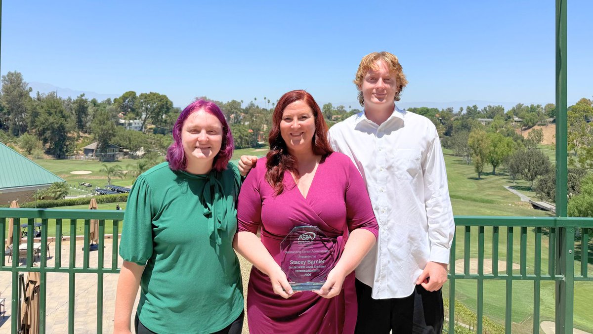 SBCERA's tweet photo. Congratulations to SBCERA Chief Human Resources Officer Stacey Barnier on being named the 2026 Outstanding Senior Administrator by the American Society for Public Administration (ASPA) Inland Empire Chapter.

This recognition honors public administration leaders who exemplify exceptional leadership, dedication to public service, and a lasting impact on the organizations and communities they serve.

At SBCERA, Stacey has helped cultivate a workplace where people feel supported, valued, and empowered to do their best work in service of our members. Her leadership reminds us that investing in people is one of the most meaningful ways we can strengthen our mission.

"I'm honored to receive this recognition," said Barnier. "I truly love serving in public sector Human Resources because, at its heart, public service is about people. I'm grateful for every opportunity to give back to a profession that has given me so much, and I'm fortunate to work alongside colleagues who share the same passion for making a meaningful difference every day. This recognition reflects our collective commitment to serving our members, our organization, and our community.”

Please join us in congratulating Stacey on this well-deserved recognition!