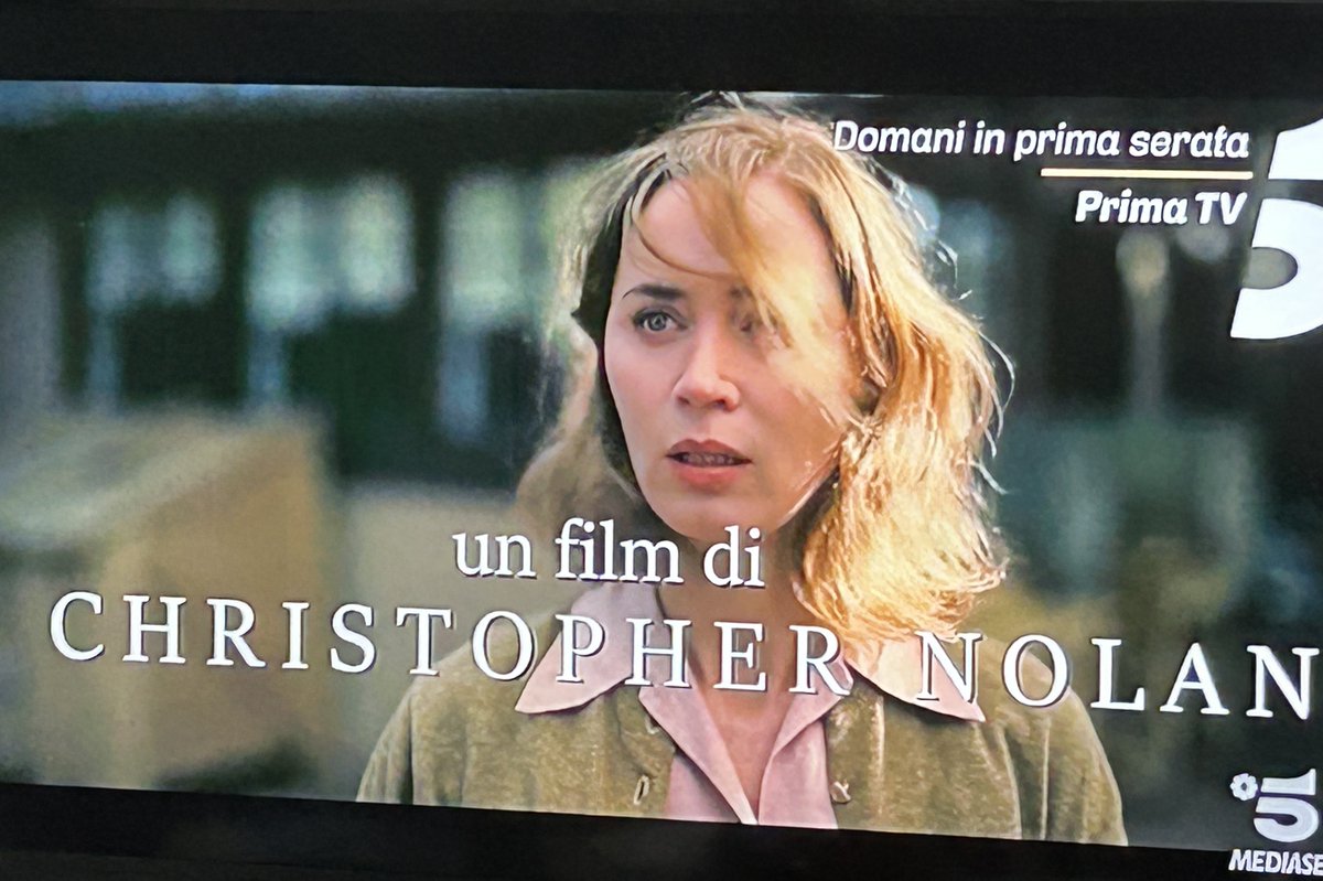 selndtroislaugh's tweet photo. Can’t wait to see Emily on tv tomorrow!! #Oppenheimer https://t.co/bGpr4lGeuX