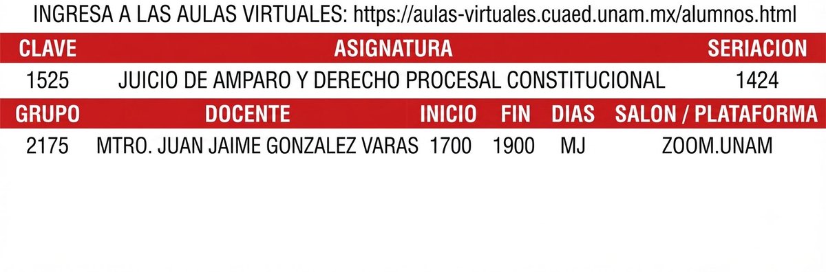 YosoyJuanJaime's tweet photo. 7 años como profesor en la @UNAM_MX de Juicio de Amparo y Derecho procesal constitucional. Enfoque teórico y práctico en el aula. Les espero! @DerechoUNAMmx 
👉🏻https://t.co/RDPFFq7Nif https://t.co/OZzIqoH6l0