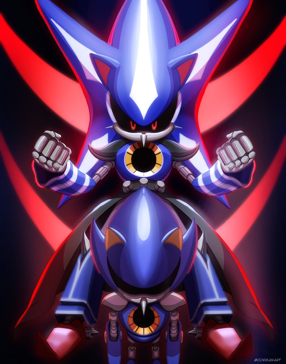 sirnight878's tweet photo. Neo Metal Sonic by corgonart on Reddit https://t.co/45A7NR4ueU