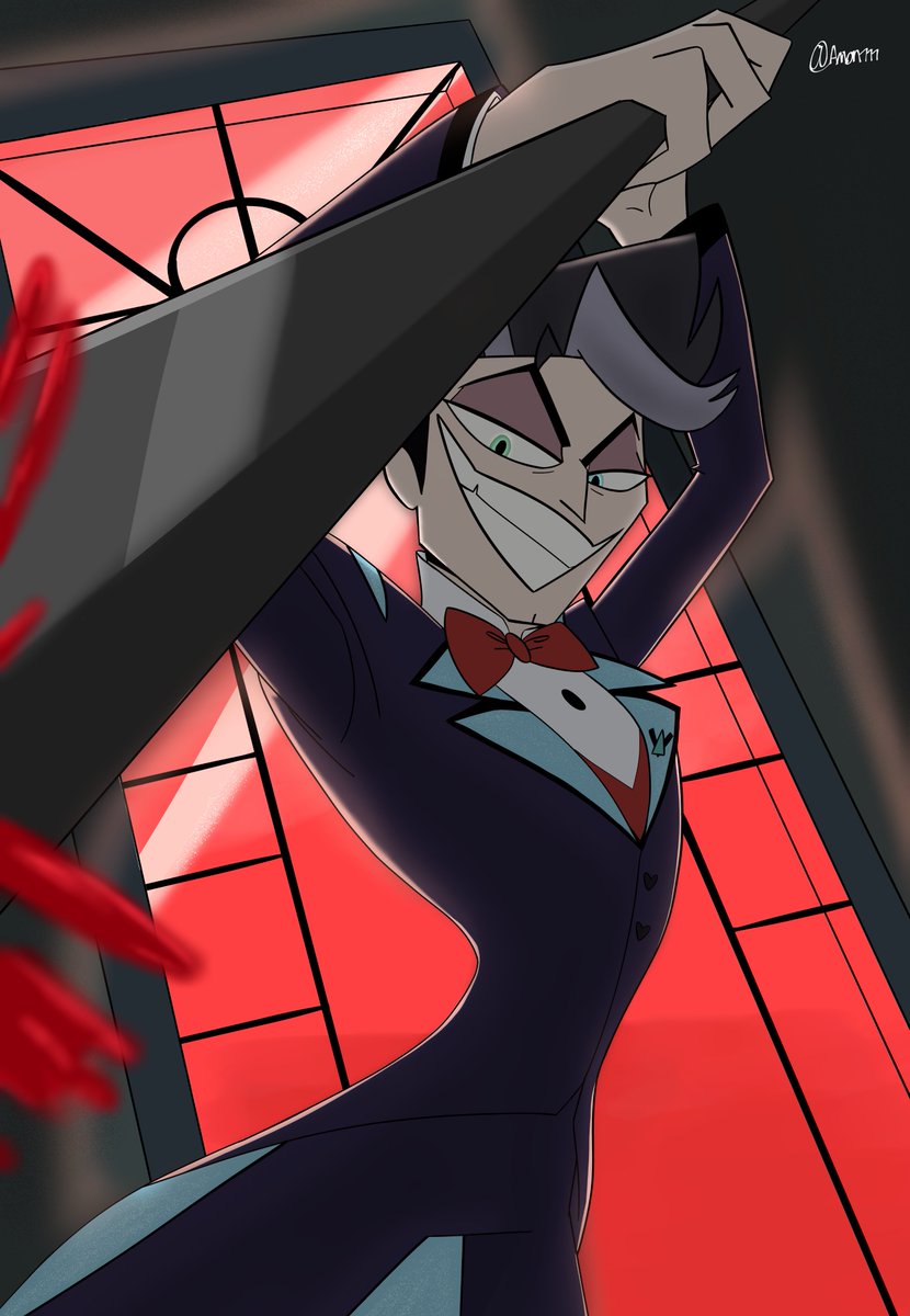 _Amon777's tweet photo. He's my idol~

#HazbinHtel #vincentwhittman #vox #HazbinFandom #fanart https://t.co/SMMciUCF1B
