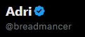 breadmancer's tweet photo. I managed to get the handle Breadmancer!! I no longer have a misspelled name!! The person who had it was very lovely and deleted the account for me (since it was inactive). 

I'm incredibly thankful to them and they were incredibly nice! 
@/Bonecuss thank you thank you thank you! https://t.co/Y8Vrjwj5ca