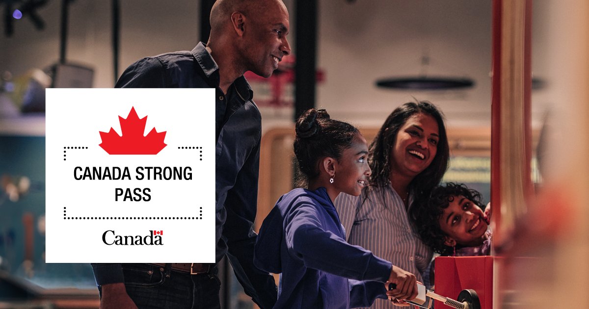 SciTechMuseum's tweet photo. The Canada Strong Pass is only available for another month! 🇨🇦

Youth 17 and under get free admission to Ingenium museums until September 7, thanks to the Canada Strong Pass. Plus, young adults ages 18-24 get 50% off.

Tickets: https://t.co/zOntVl3j4w

@CdnHeritage #CanadaStrong https://t.co/VGjYlBFWOQ