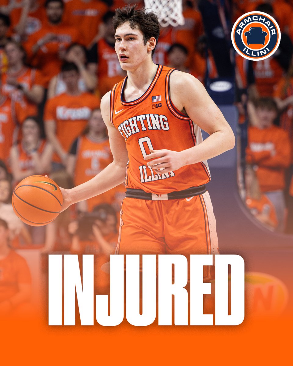 ArmchairIllini's tweet photo. NEWS: #Illini Forward David Mirkovic has undergone surgery on his left foot after suffering an injury during a team workout on July 31st.
The severity of the injury is unknown but Mirkovic is expected to make a full recovery per team release. Timeline is still unknown
Significant news for Illinois and their top player.