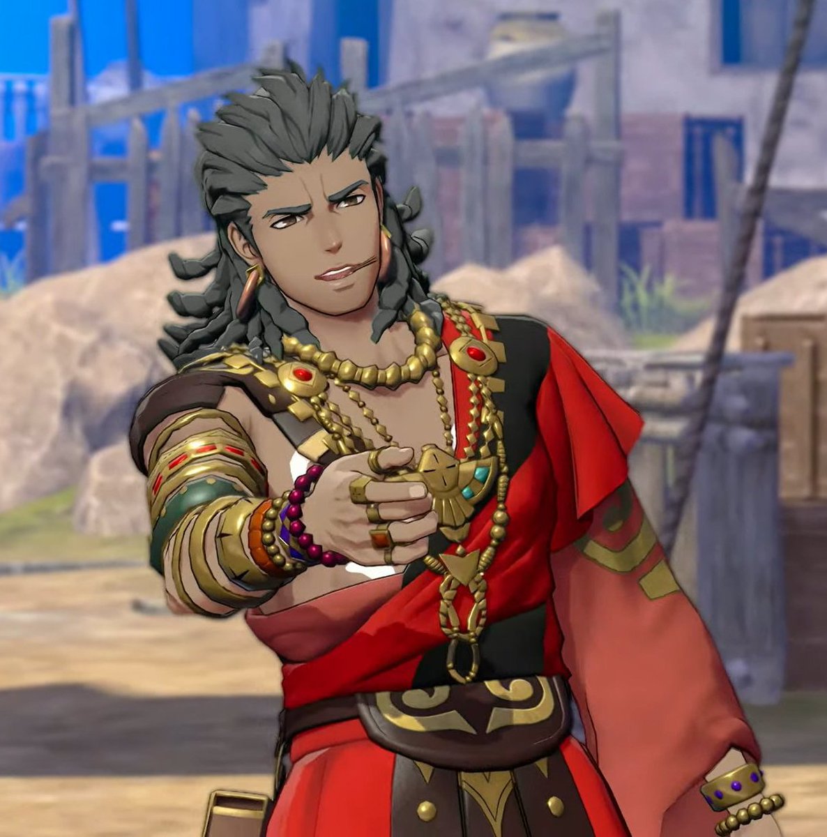 ArabianBatboy's tweet photo. Am I the only one who thinks Talimun (toothpick guy) would look a lot better with black hair? https://t.co/CGO0rKrzWq
