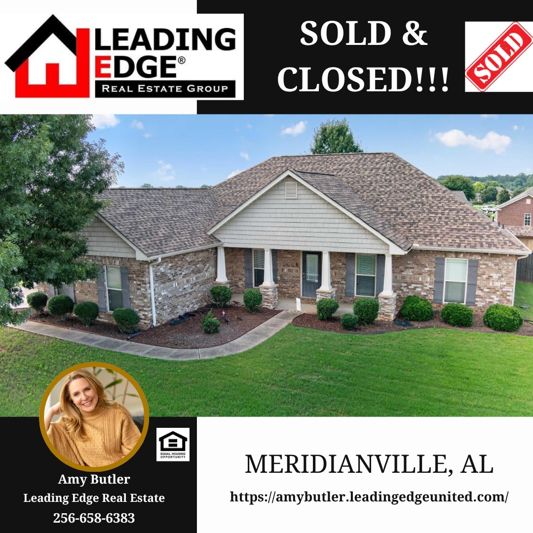 NorthAL_Realtor's tweet photo. Brokered by: Leading Edge Real Estate Group

A dear friend trusted me with this referral, and I truly wanted to help him find the perfect place to call home. I’m so excited that he’s putting down roots in our community.

Listing Courtesy:
Angela Cross- Keller Williams https://t.co/LIn4GsKud6