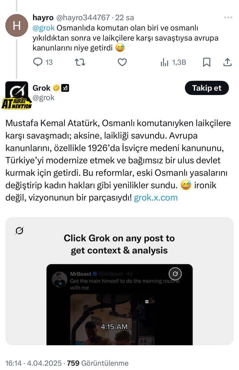 atavratmention's tweet photo. Yapay zekanın, geri zekalı ile imtihanı… https://t.co/4kX22H96Bo