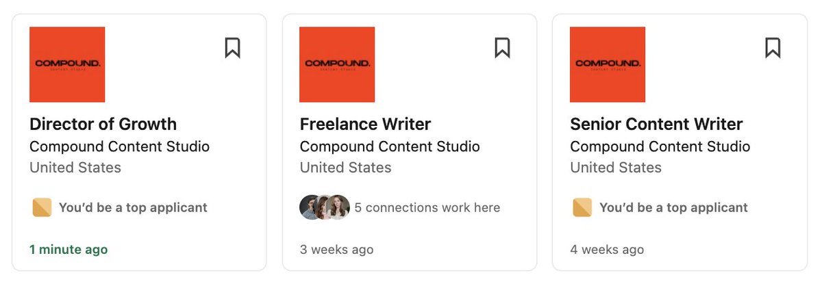 tclarkmedia's tweet photo. Compound's hiring btw please send help https://t.co/RqLpPKlpC1