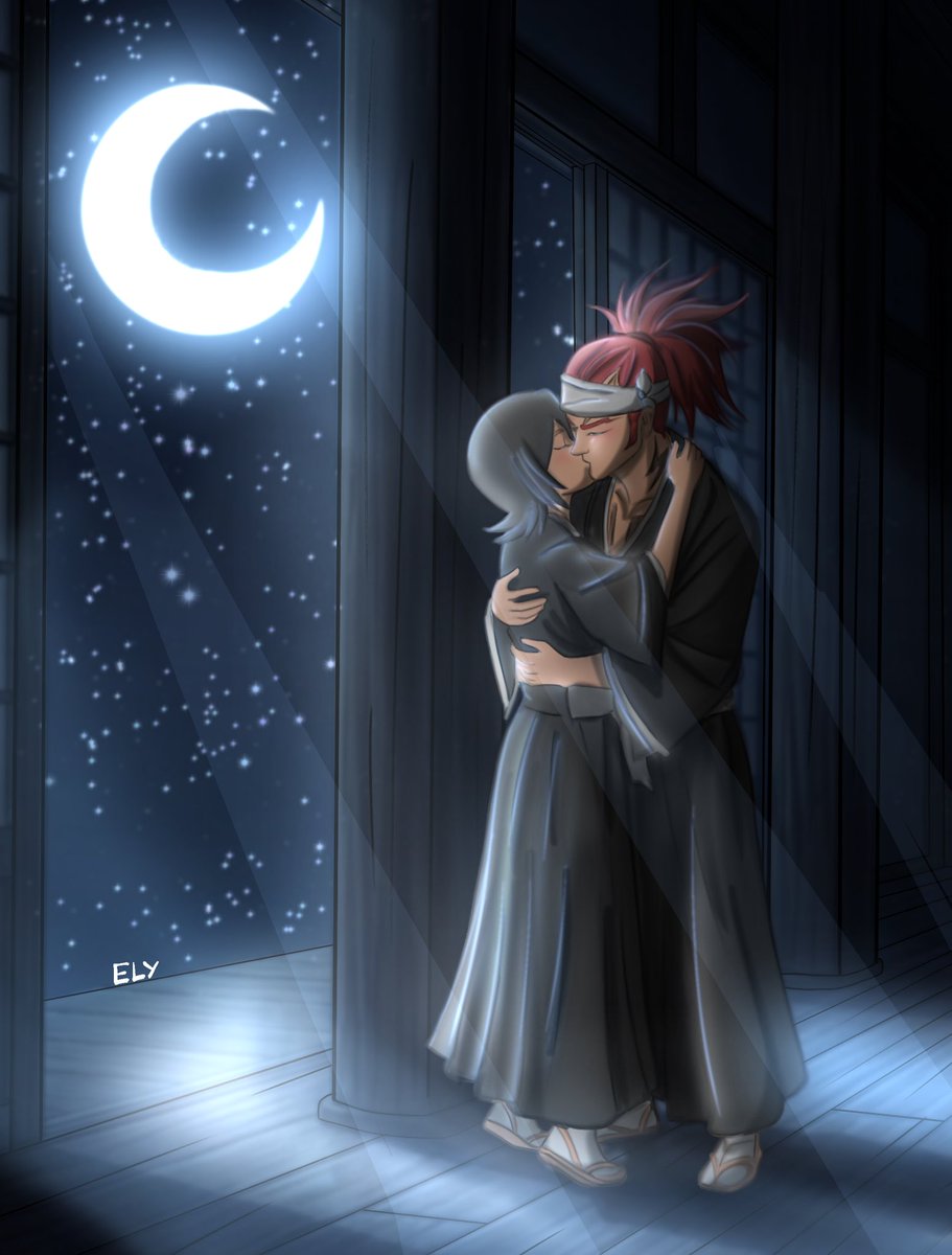 ElyDoodles's tweet photo. Under the moon 🌙 ❣️
#renruki #bleach #fanart https://t.co/b1kYVcTJFn