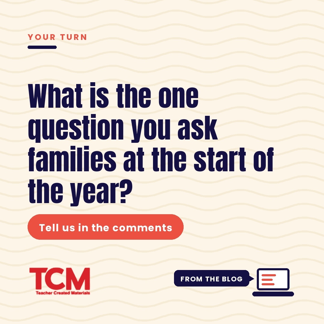 tcmpub's tweet photo. The first conversation of the year can set the tone for every one after it. 

What's your go-to question for your students' families? https://t.co/t5IS1khPX6