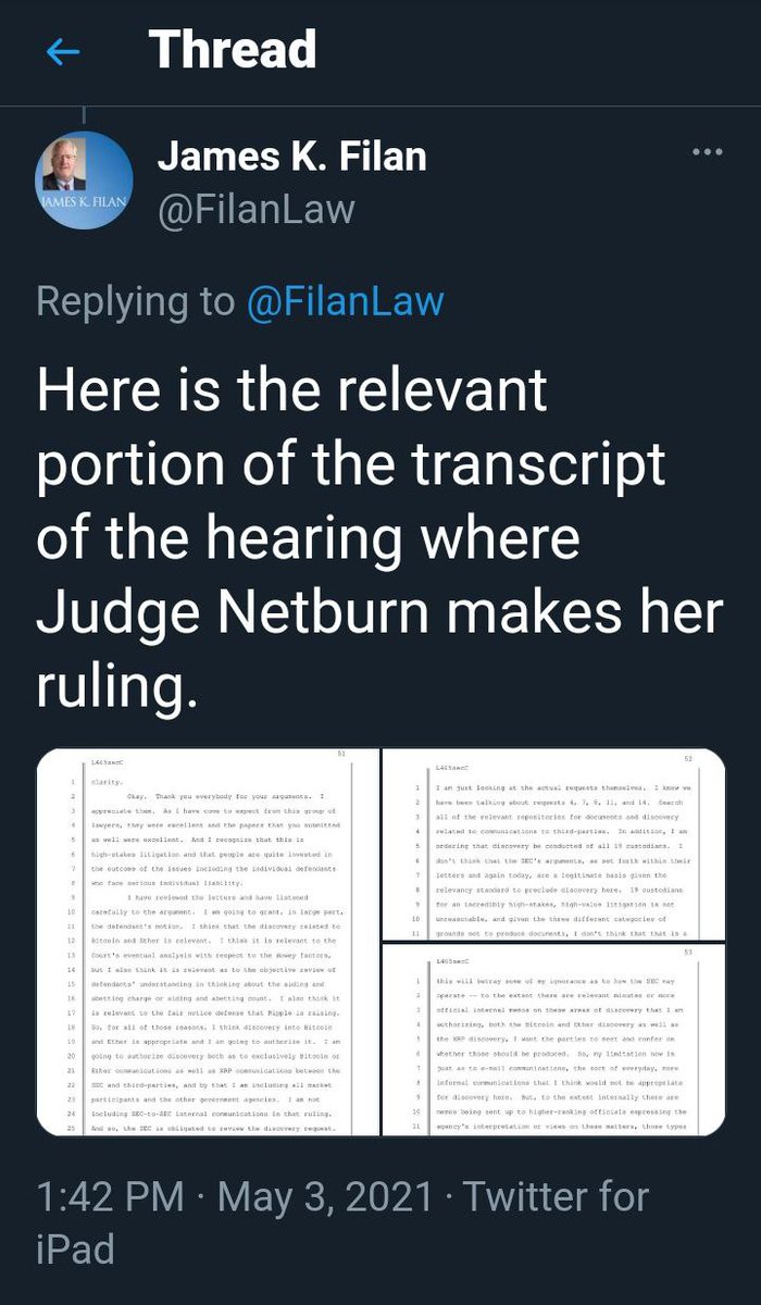 Shannon45531518's tweet photo. #SEC #CryptoCurrency #EconomicFraud #XRP #Ripple
The SEC is in a LOT of trouble.
https://t.co/yoEbFe0k0a
SEC claims “no document” exists as new twist emerges in Ripple (XRP) case
https://t.co/N4PblT4SxU
Securities and Exchange Commission v. Ripple Labs Inc. (1:20-cv-10832) https://t.co/Y4YJeedCi1