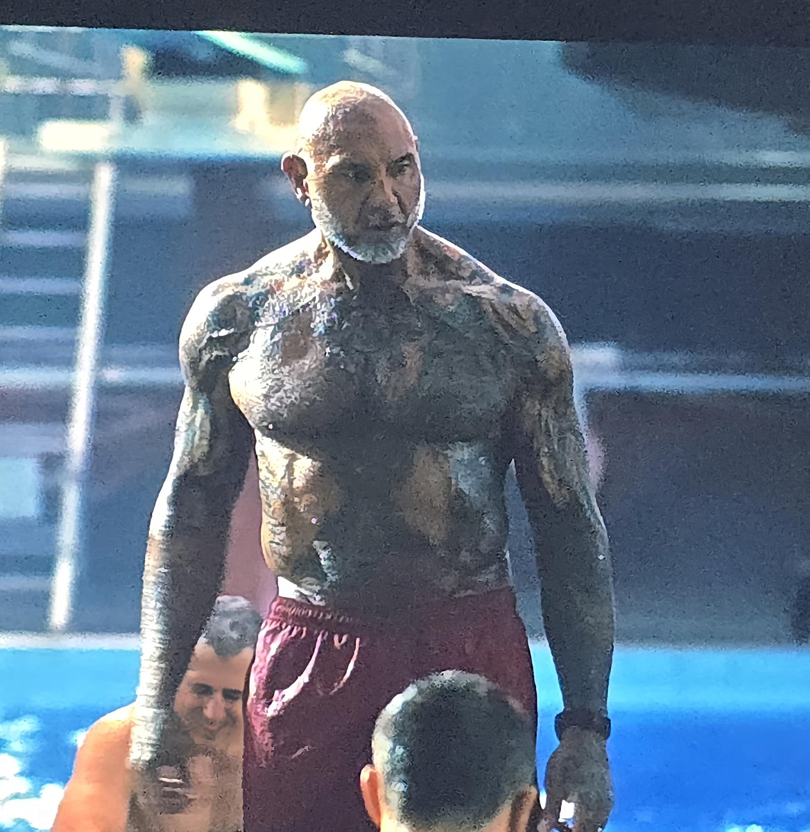 lonewolfgamer30's tweet photo. To the people thinking Dave Bautista is a bad choice because of his slimmer physique and old age.

Haven't truly played the 2018 and Ragnarok games Kratos isn't as young as he once was he also displays a much older and toned down body physique https://t.co/VYjSwf3EAw