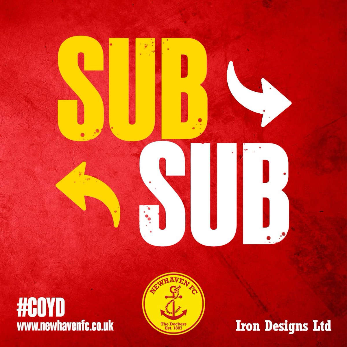 NewhavenFC's tweet photo. 66 mins
Ezra Roeg limps off to be replaced by Jesse Lambert.
1-1 https://t.co/R1jZF4zQCP