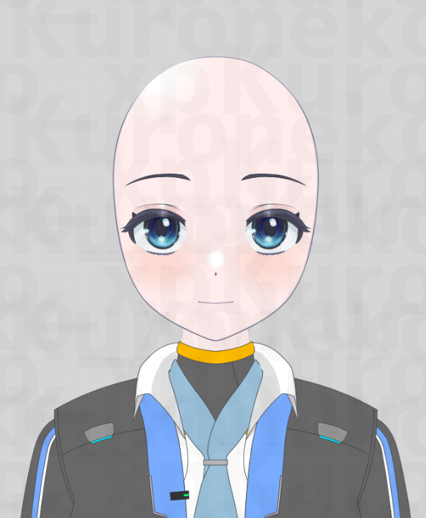 kuroneko_xp's tweet photo. オリキャラにやっと頭ができました！頭作成開始から三日目ですが、まだ髪の形を検討中です。 https://t.co/2BG3VfbRKl