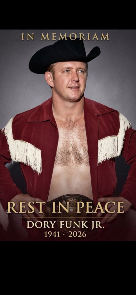 GOCThatsMe's tweet photo. 🙏🏼Rest in Peace good Sir🙏🏼#DoryFunkJr #RIPDoryFunkJr #TheFunks #Legend #History #WrestlingCommunity https://t.co/TKeFkJUJxC