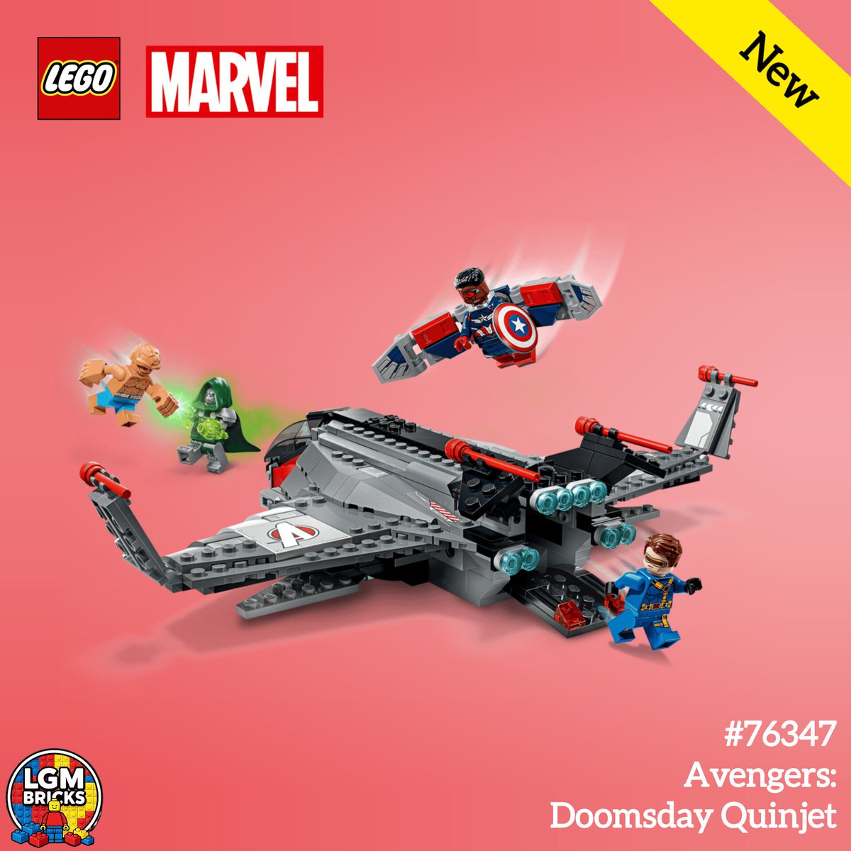 lgmbricks's tweet photo. LEGO New Marvel Set - #76347
Avengers: Doomsday Quinjet
59,99 € https://t.co/rBCvfQLwdH