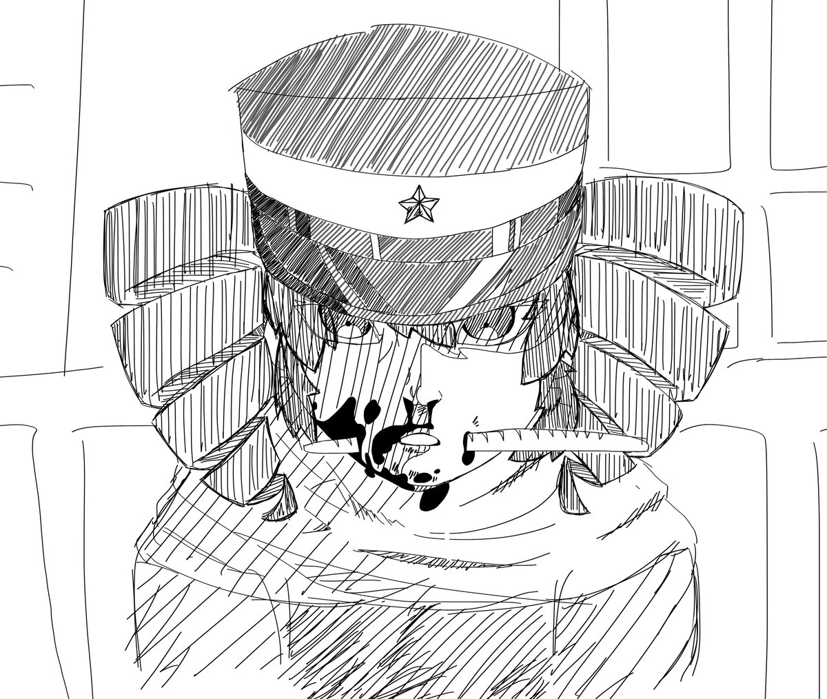 _ei88's tweet photo. やはりお前は、不死身のテトだ。
#絵描きさんと繋がりたい #イラスト https://t.co/v4pQHdN4YG