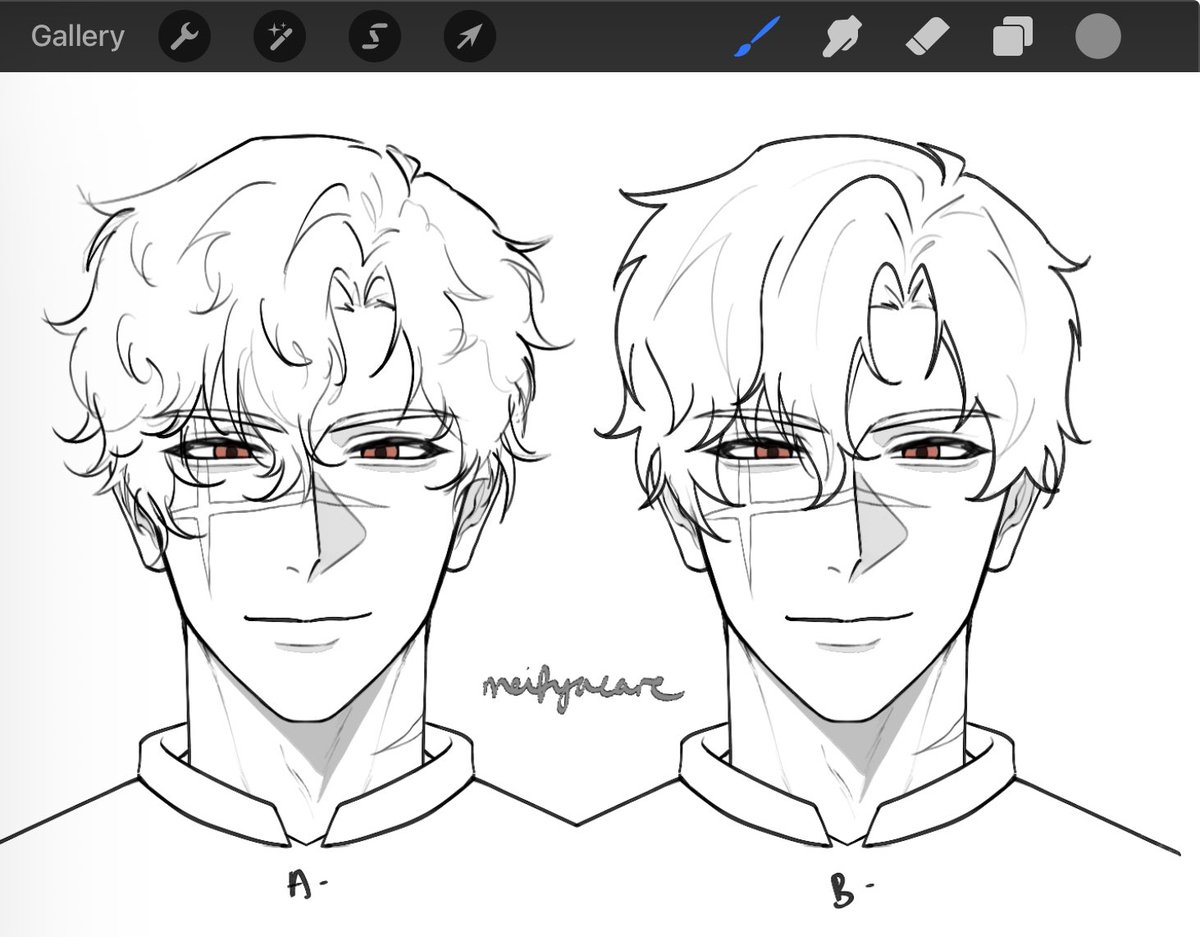 meifyacare's tweet photo. long time no bnse i forgot how to draw them LOL is bunny more A or B?? pls help.. poll in the replies :3c https://t.co/QXw4wKGI5P