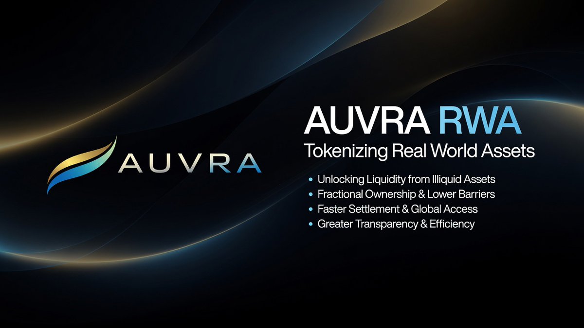 AuvraRWA's tweet photo. RWA tokenization is powerful — but not without challenges:

• Regulatory uncertainty  
• Legal ownership &amp; custody issues  
• Accurate real-time valuation  
• Thin secondary market liquidity  
• High setup costs &amp; tech risks  

Solving these is key to mass adoption.

#RWA https://t.co/ysE9PRX4b0