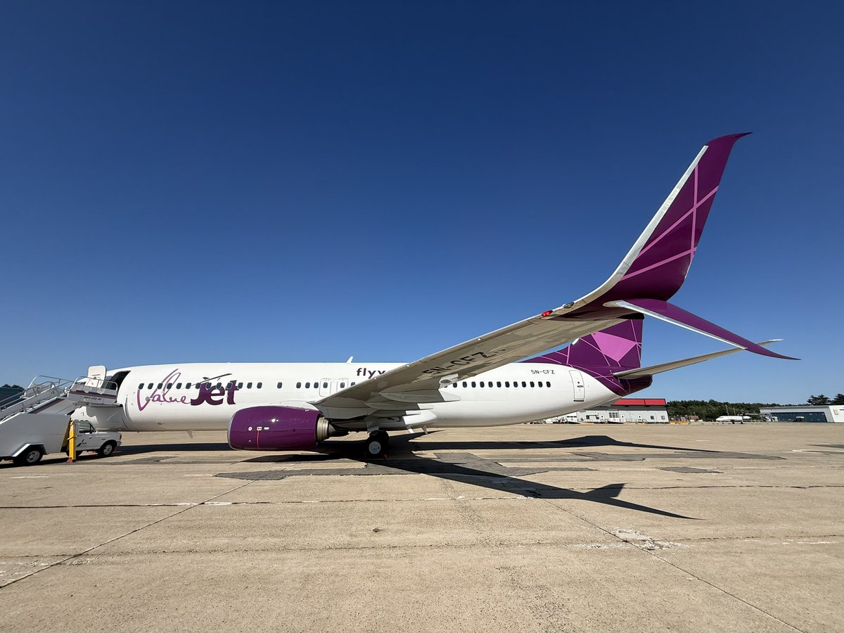 SteveNomadic's tweet photo. Behold! The first @flyvaluejet B-737 is heading to Lagos! 
The Nigerian airline is in GROW mode, expanding the fleet, the network, and advancing Nigerian commercial air travel! @Nomadic_OMD is proud to be a small part of it 💪🛫 https://t.co/w027tjxSrq