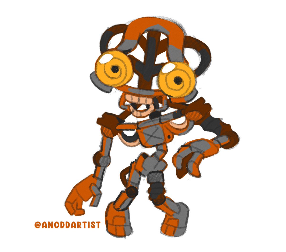 AnOddArtist's tweet photo. SOTM WIP!⚙️

Who else would you like to see from the game? thinking of doing around 6 characters.

#secretofthemimic #FNAF https://t.co/ykTHyPPaef
