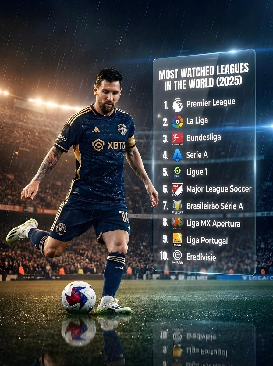 johnnycortes's tweet photo. Since Messi arrived in MLS:

- 2nd in world attendance (behind only EPL)
- 6th most-watched league globally
- Football is now America’s 3rd favorite sport
- Dominating jersey sales

But kids screaming Siuuu means Ronaldo has more influence 😭😂

Once they grow up, most say Messi https://t.co/JntK5tv2ki