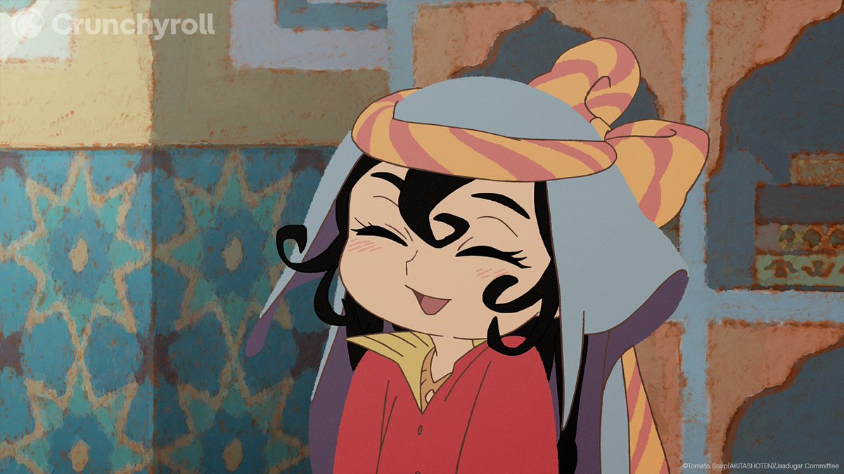Crunchyroll's tweet photo. She continues to smile through it all. (via Jaadugar: A Witch in Mongolia) https://t.co/EuDptYE0Oo