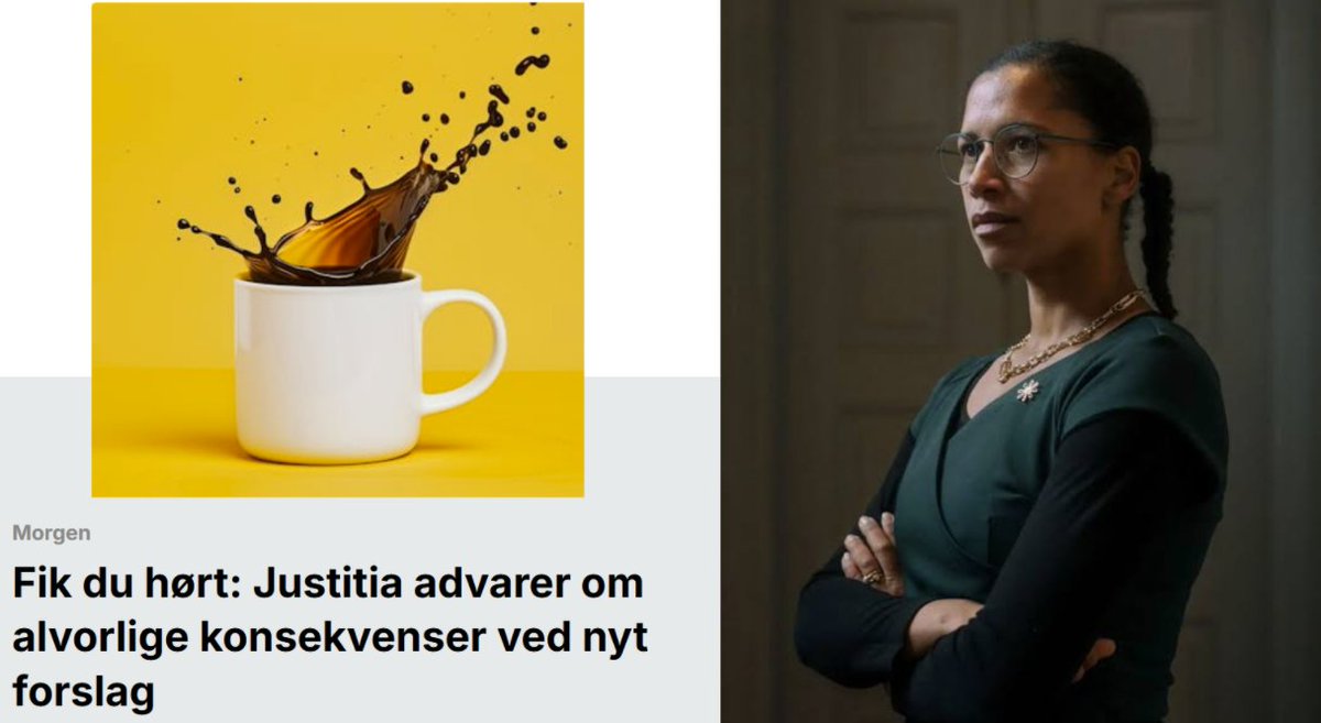 ninapalesabonde's tweet photo. Jeg har talt med @radio4dk om et lovforslag om kontrol med terrordømte og radikaliserede til en artikel, som er landet på forsiden af avisen.

Lovforslaget som blev præsenteret før valgudskrivelsen i marts og som forventes genfremsat i det kommende folketingsår åbner for en række vidtgående kontrolforanstaltninger, herunder gps-overvågning, kontaktforbud, begrænsninger på internetbrug og påbudt psykologisk eller psykiatrisk behandling. Forslaget kan i særlige tilfælde også omfatte personer, der ikke er dømt for kriminalitet, men som vurderes at være "særligt farlige radikaliserede". 

Justitia og jeg advarer, som vi også har gjort i et tidligere høringssvar, om de retssikkerhedsmæssige konsekvenser af forslaget. Vi vurderer, at der er tale om et nyt og vidtgående kontrolregime uden for den almindelige strafferetspleje, som udfordrer centrale principper om klar lovhjemmel, proportionalitet, forudsigelighed og effektiv domstolskontrol. 

https://t.co/xUaH5ZmZQT

Man kan ikke bruge kritikken til at påstå, at jeg ikke har ønske om, at politi og efterretningstjeneste skal arbejde effektivt for vores alles sikkerhed. Det er prisen, vi betaler for samme, vi alle skal tale om. 

For kan man bytte en (potentiel falsk) følelse af tryghed med definitivt tabt frihed?

Der er talrige samtaler om tryghed, terror og kontrolforanstaltninger i slipstrømmen af de aktuelle terrorsager og forsøg på samme i Europa. 

Jeg kan anbefale at lytte til Frank Jensen og Brian Mikkelsen i P1 programmet "svingdøren", hvor de fortæller, hvordan kloge folk allerede dengang mindede dem om, at retsstaten skulle overleve de tiltag, der blev foreslået i slipstrømmen på afværget eller udført terror.

...samtalen er kun lige begyndt.
#dkmedier #dkpol @justitiaorg