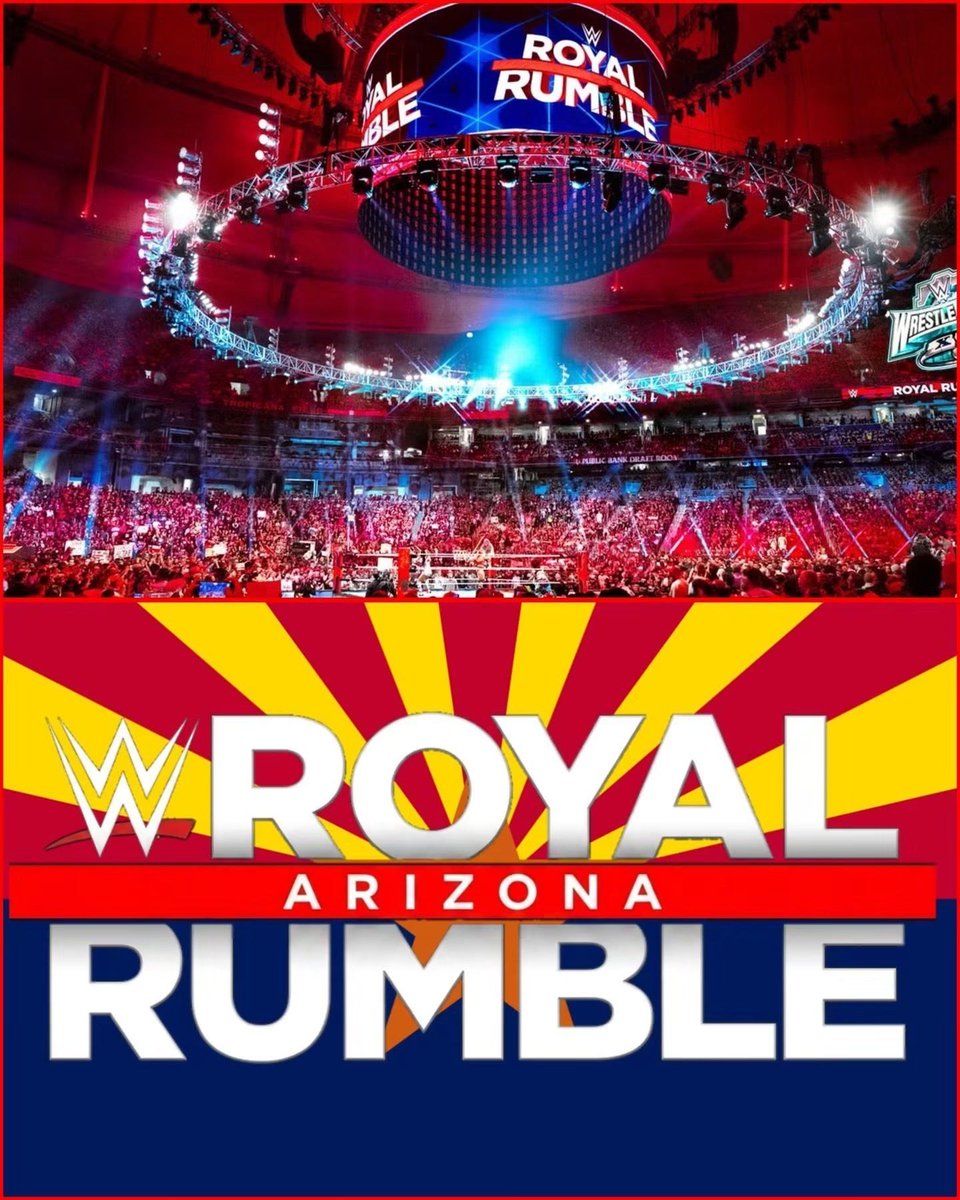 game_on32205's tweet photo. BREAKING: TKO &amp; WWE BRING ROYAL RUMBLE TO ARIZONA IN 2027

“In February, @WWE will bring one of its biggest annual events to Arizona, the ROYAL RUMBLE.” - @ufc CEO @danawhite https://t.co/MdJj6lgnp6