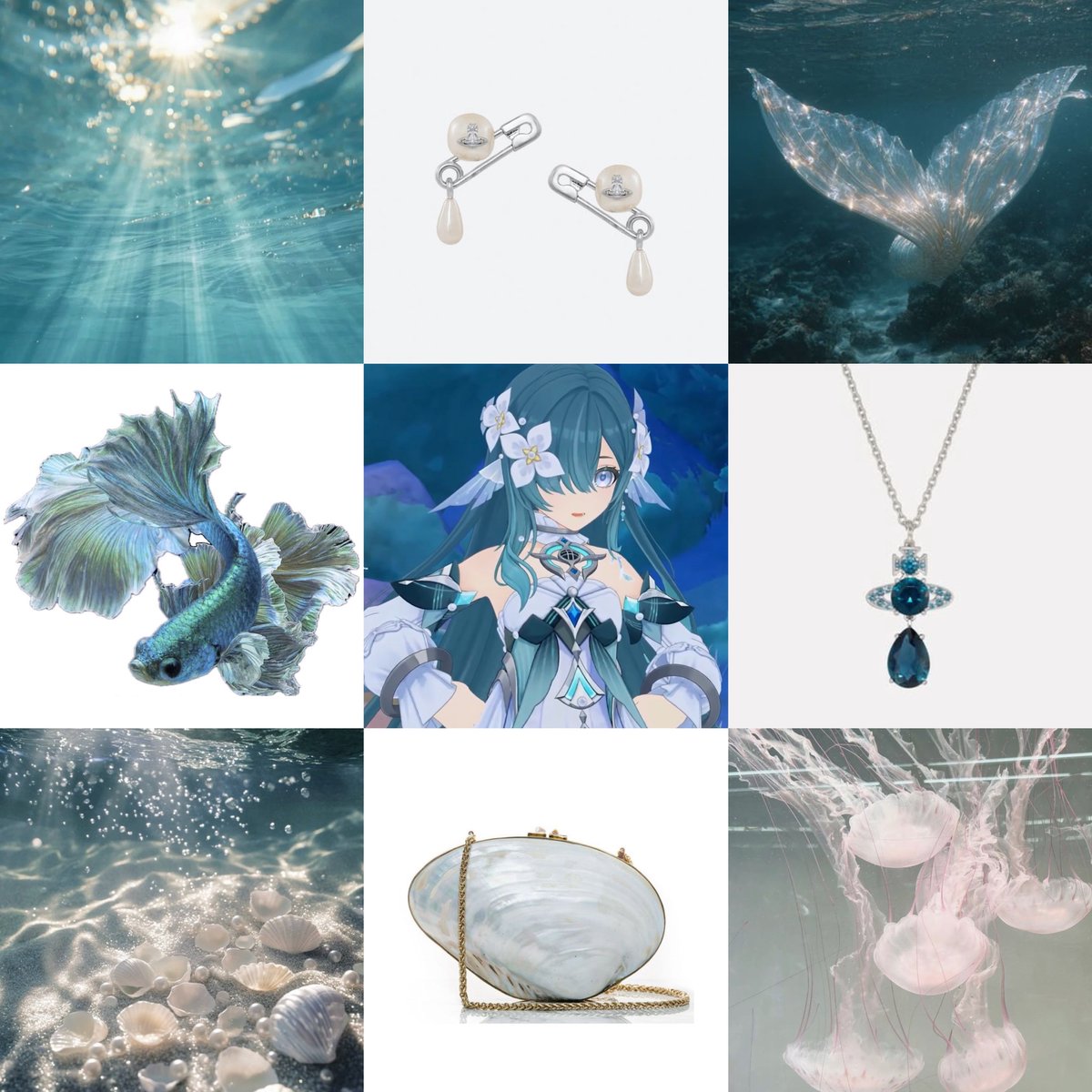 CryoMoonx's tweet photo. 🦪🐚🫧🐬 #Vodyanitsa https://t.co/LTg9NgGDul