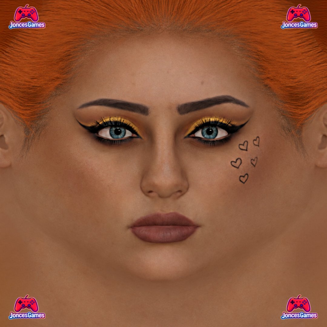 joncesgames's tweet photo. Gigi Dolin face texture #WWE2K26 #facetexture https://t.co/yHnXYu8gU8