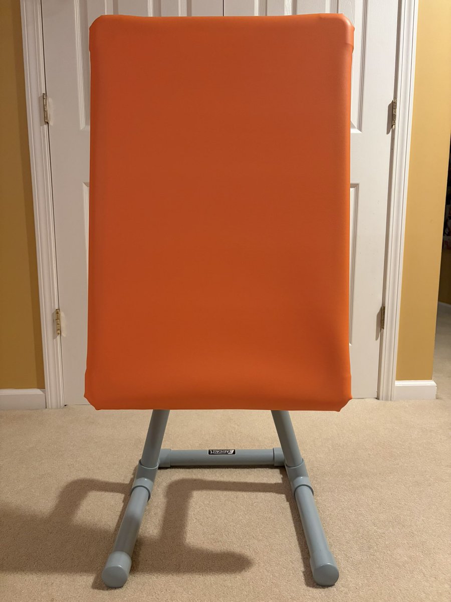 EasyCallKZone's tweet photo. Orange strike zone with a gray base #easycall #wiffleball #blitzball https://t.co/lwne4mWxFx