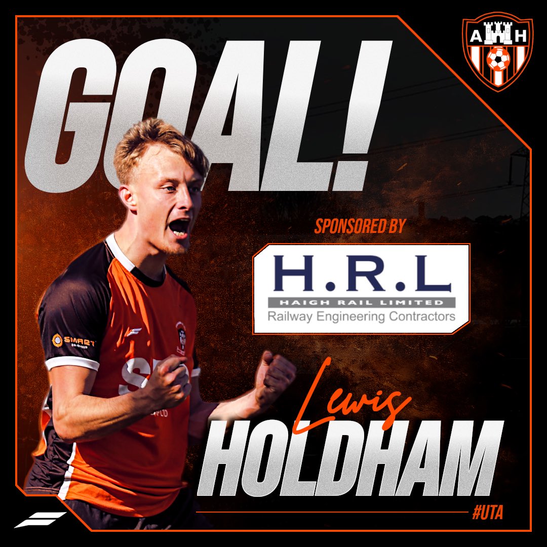 HultonUtd's tweet photo. 71 | GOAL!
Abbey 3 - 1 Uttoxeter
Lewis Holdham with an immediate impact, connecting with Sam Finney’s cross and finding the net!
#UTA https://t.co/gBOlrAKhzd