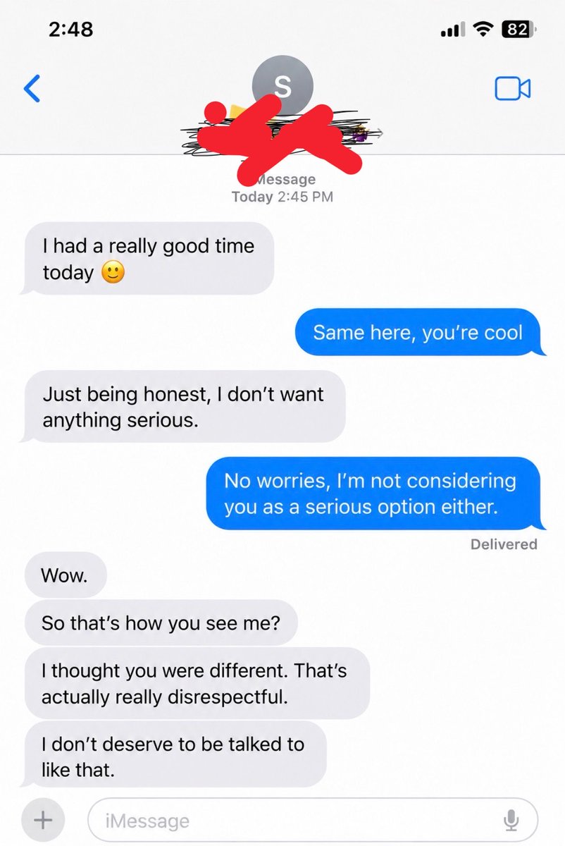 nuel_szy's tweet photo. The second she gets the same energy back, suddenly it’s “disrespectful” and “I thought you were different.” https://t.co/w7852N6Awa