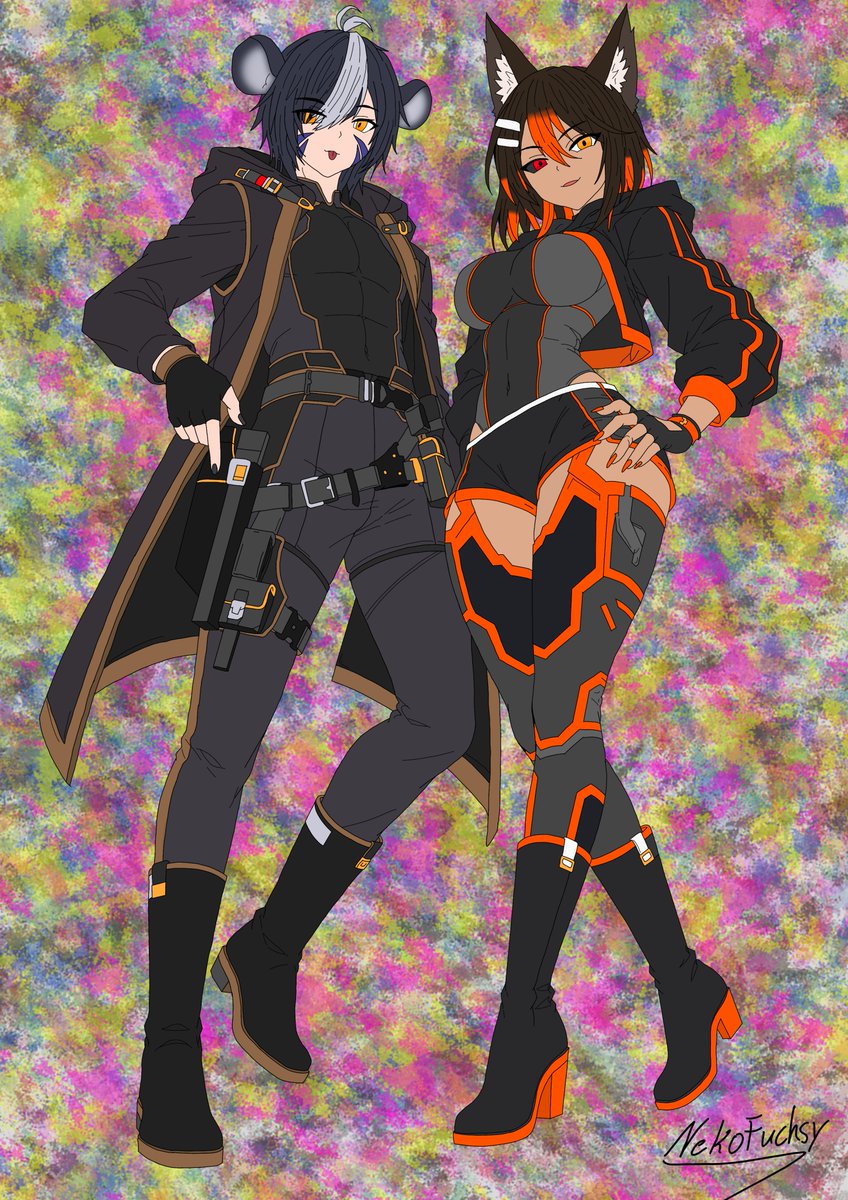 PixelLucyFox's tweet photo. @Allodia_aka_Max @maakurika hey ho ich hoffe ich bin nicht zu spät um noch dinge rein zu hauen 0w0 daher hii auch wenn die nicht gut sind oder von anderen als AI abgestempelt werden amch ich gern mit >w< https://t.co/bplermVUYN