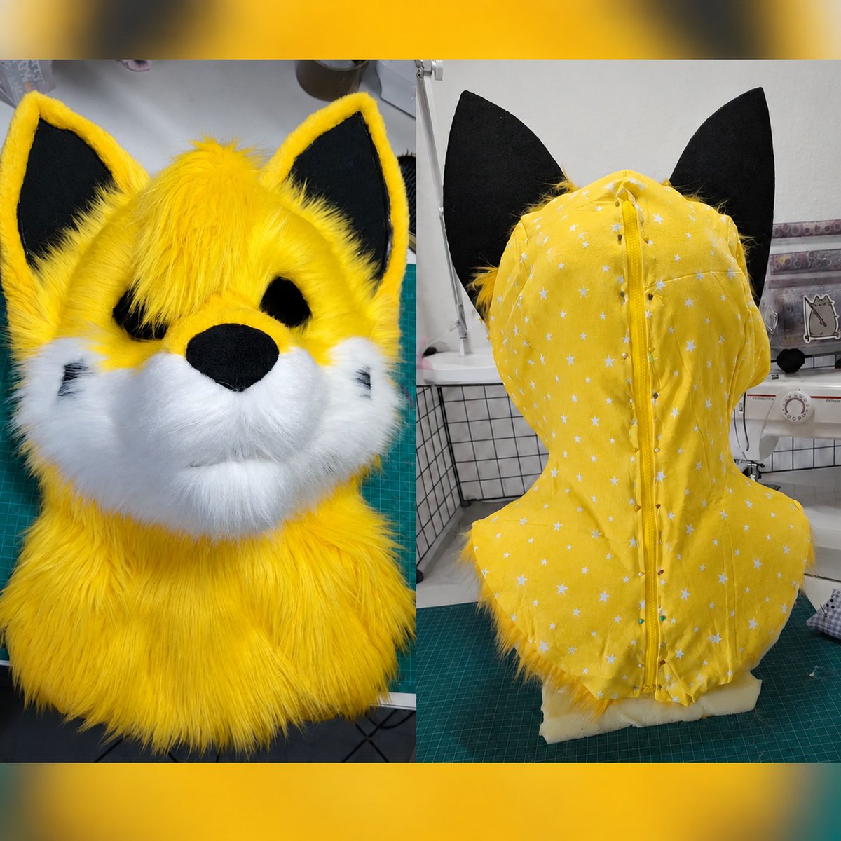 p1ushh's tweet photo. WIP head commission 
From the first stitches to the final shape this one is starting to come together

#wip https://t.co/5CgVSn4Weo