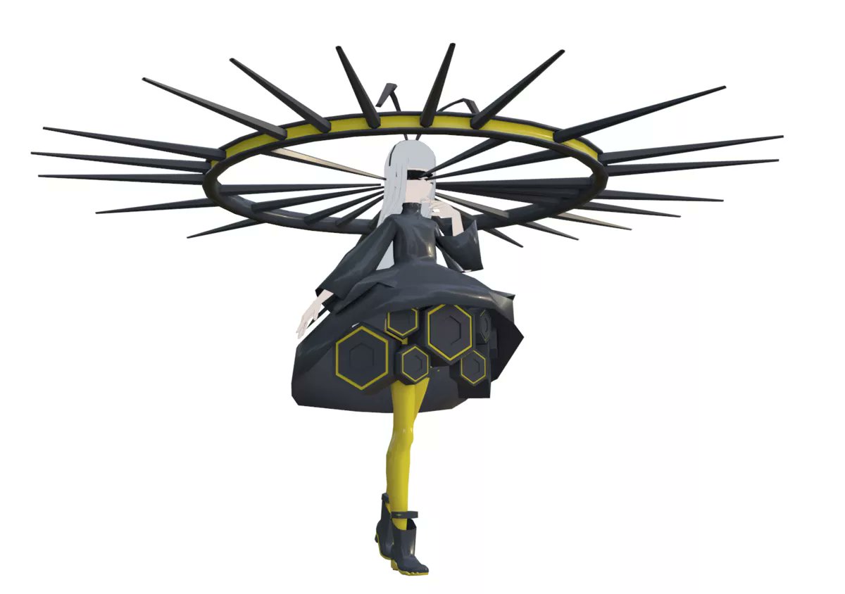 Fennwyk3d's tweet photo. Bee 3D costume design for @nullpointered. Guess it's time for another fun project together 🐝
.
.
.
.
.
#3dまぼろしの夢の国歌枠  #creation #3D #Design 
#Unitedstates #trending #GodBlessAmerica https://t.co/NSCIO9nOYQ