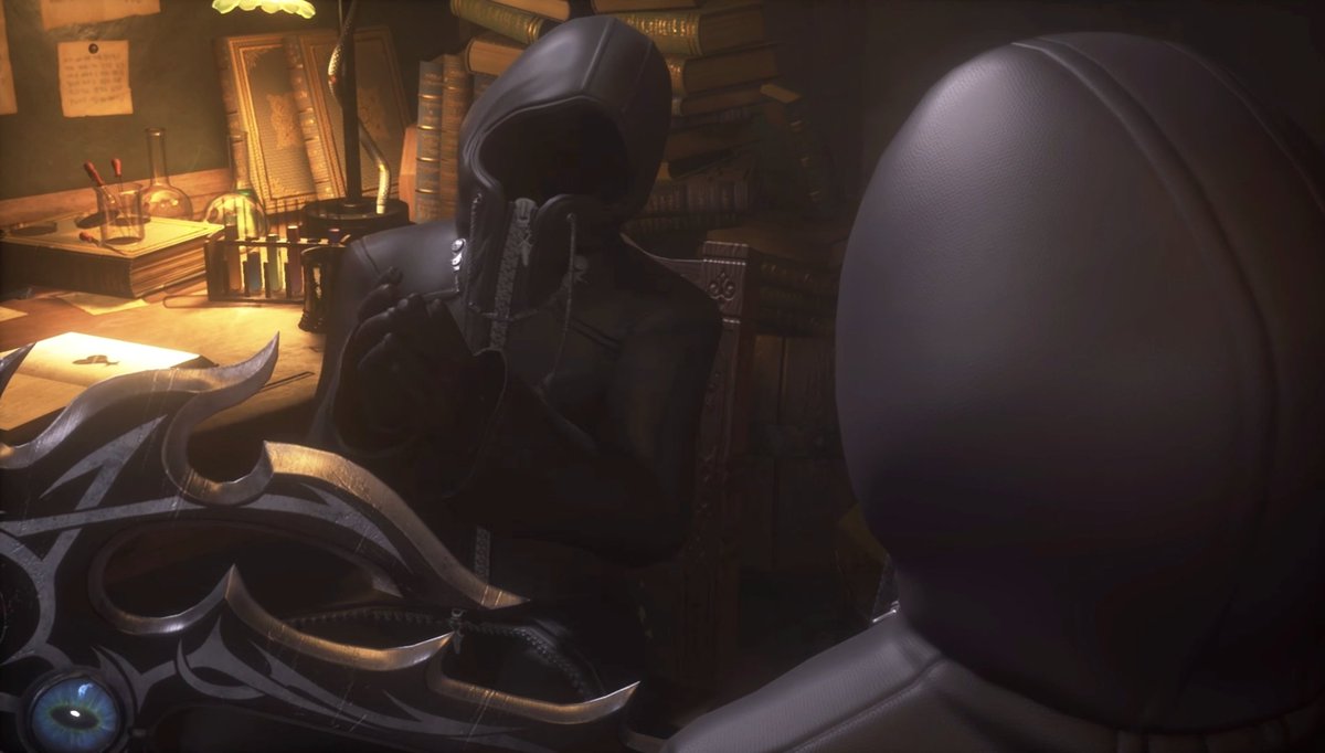 _xFenrir's tweet photo. It's insane how good Ray Chase is as the Master of Masters

He made a good job as Noctis, Alphen or brother Nier, but I really think MoM is his best role 

He adds so much to the character, I will be so sad if somehow he doesn't return in KH4

Best VA in KH by far https://t.co/3s7P6AvR19