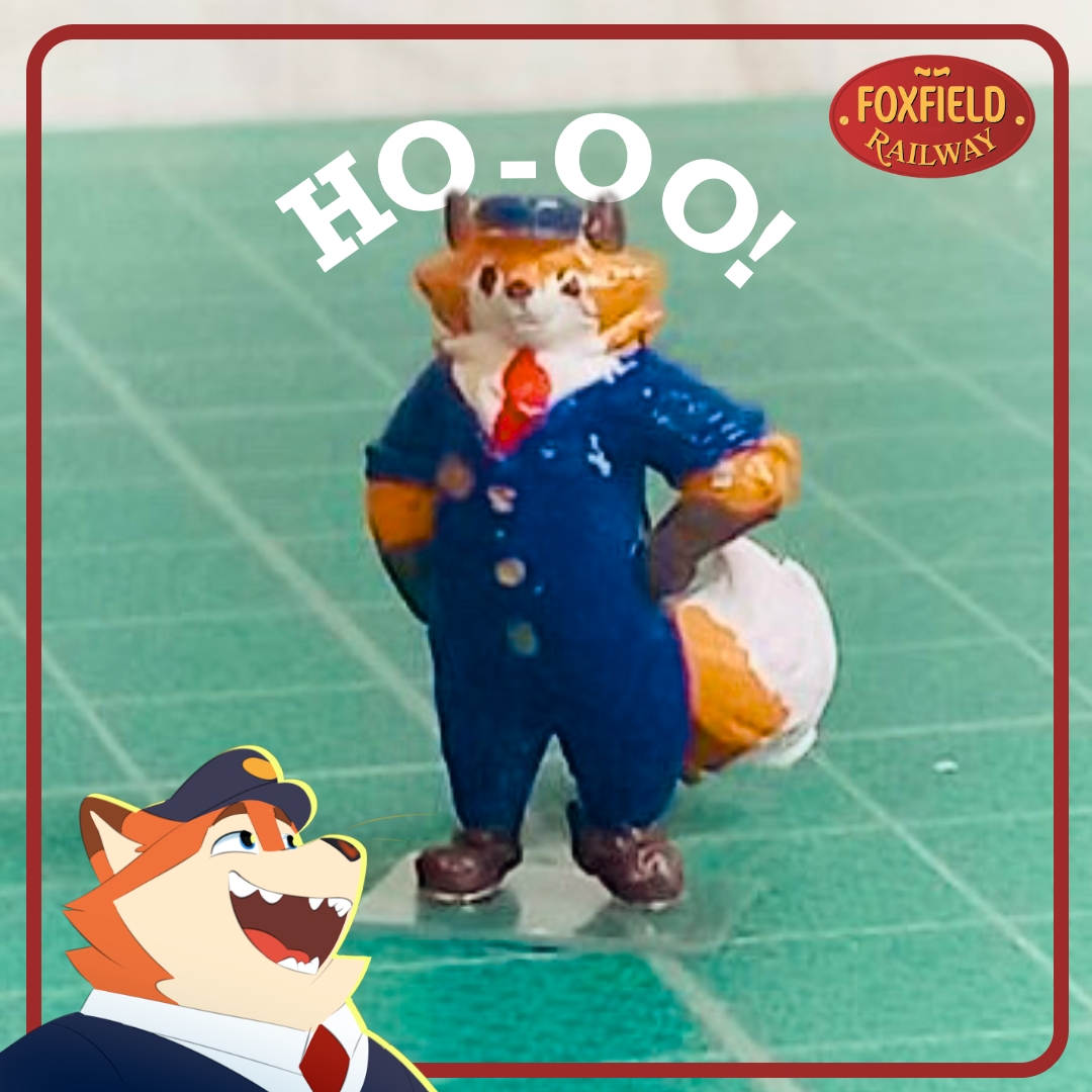 FoxfieldLRS's tweet photo. HO-OO what's this? 🇲🇽 Mexican Painter @Fredstrains4 and 3D artist Agaros worked together to make this one-of-a-kind scale model of Reg, our mascot!  Doesn't he look great! Would you like your own model Reg? 🦊 https://t.co/DYe1AzucNJ