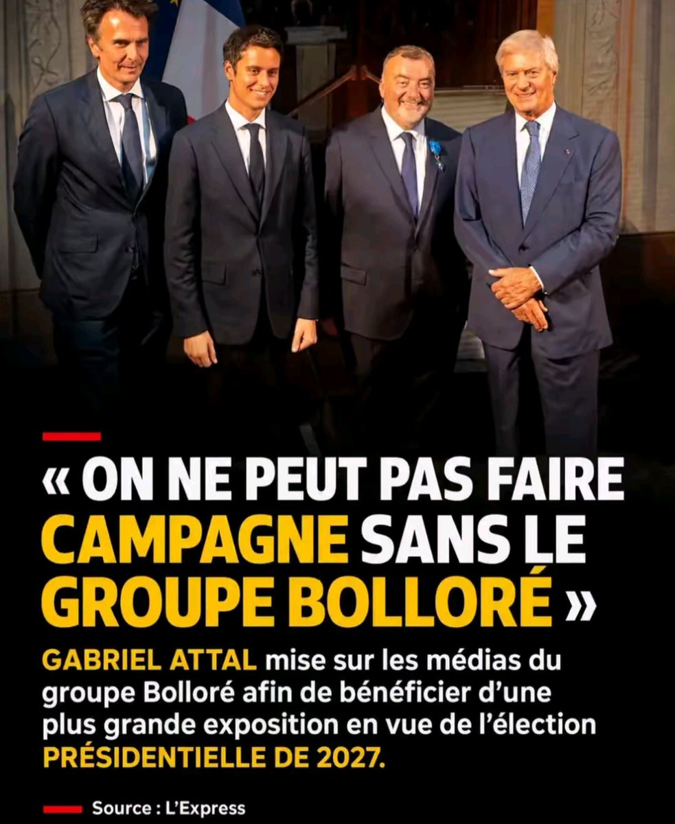 Addenda54NY's tweet photo. @GabrielAttal @BFMTV Attal trou de balle,  toutou de bolloré,  récite bien sa leçon. https://t.co/9nWbNhEnfu
